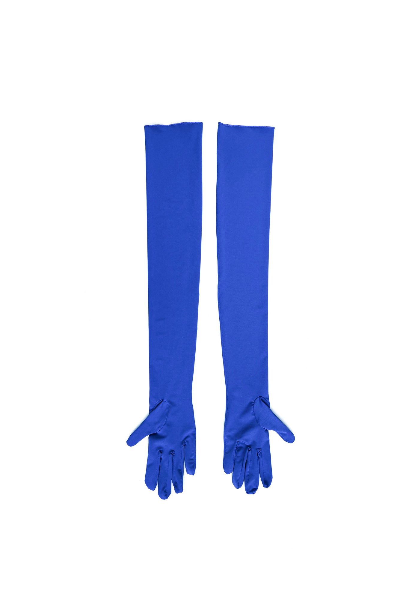 Blue Long Gloves
