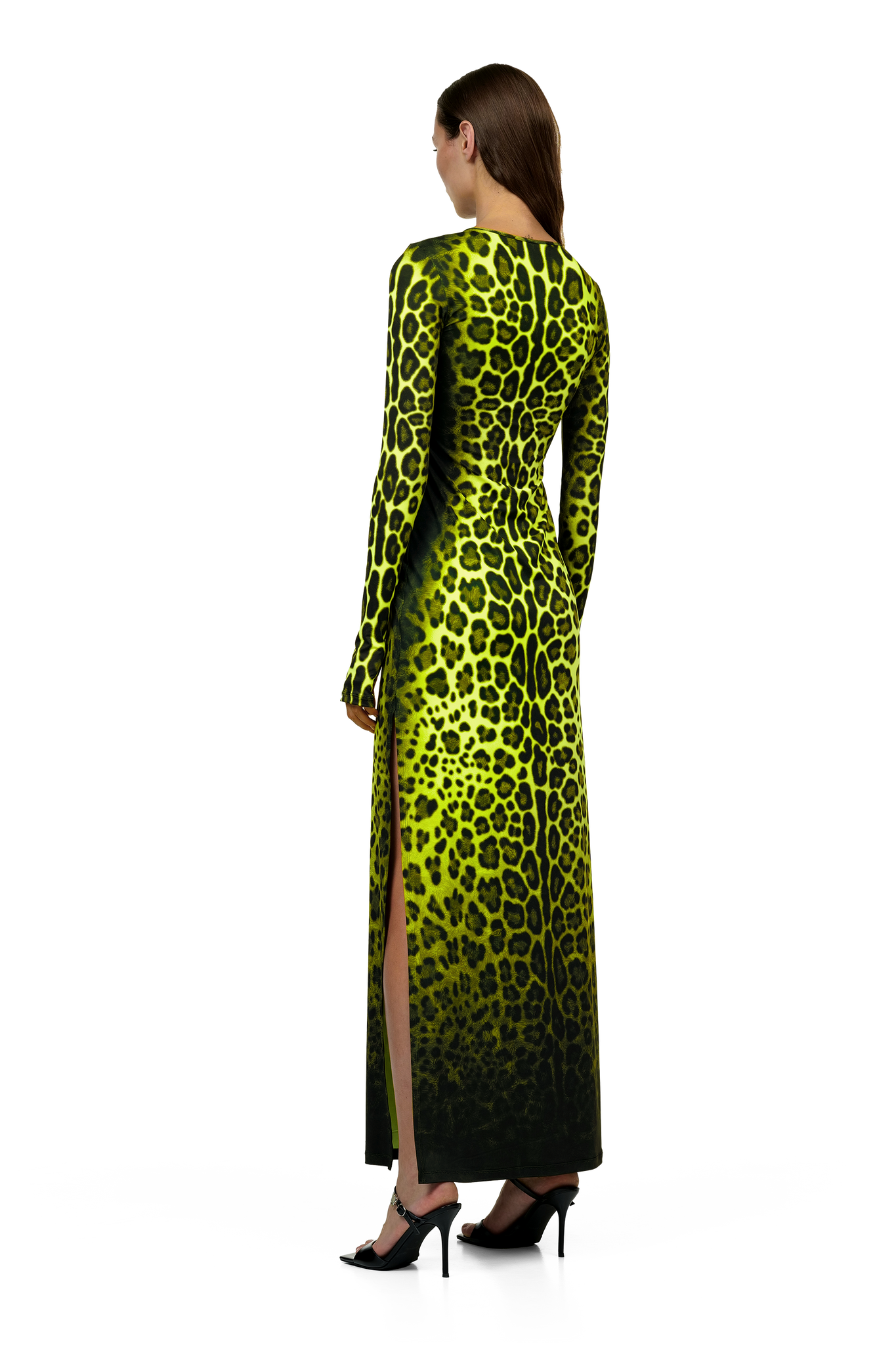 Yellow Leopard Maxi Dress