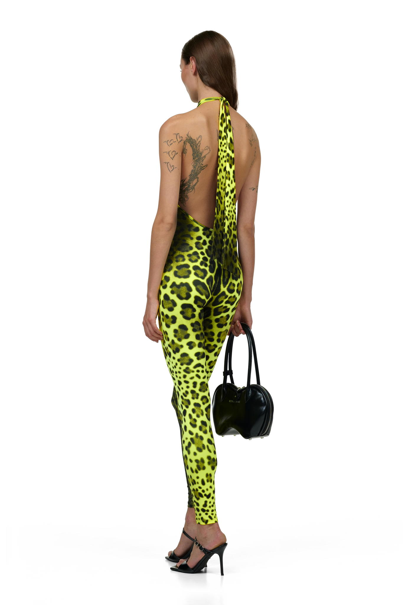 Yellow Leopard Jumpsuit