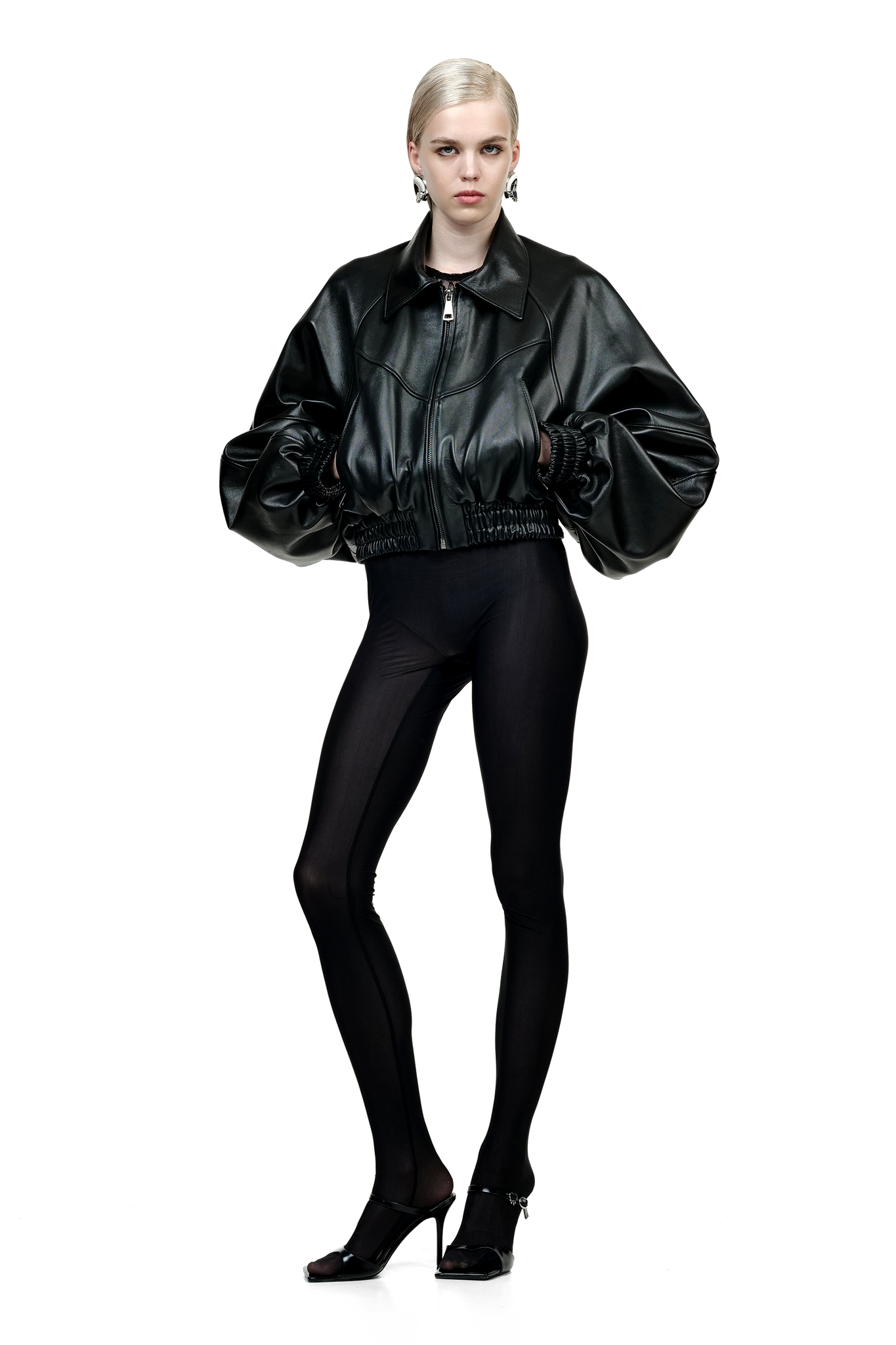 Round Bomber Jacket