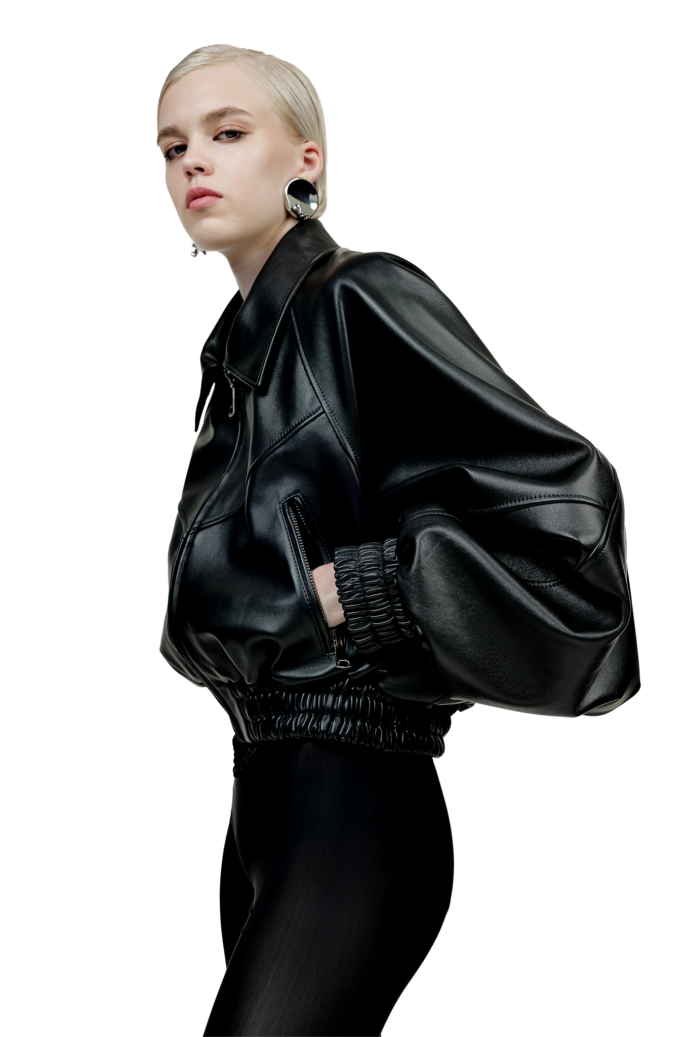 Round Bomber Jacket