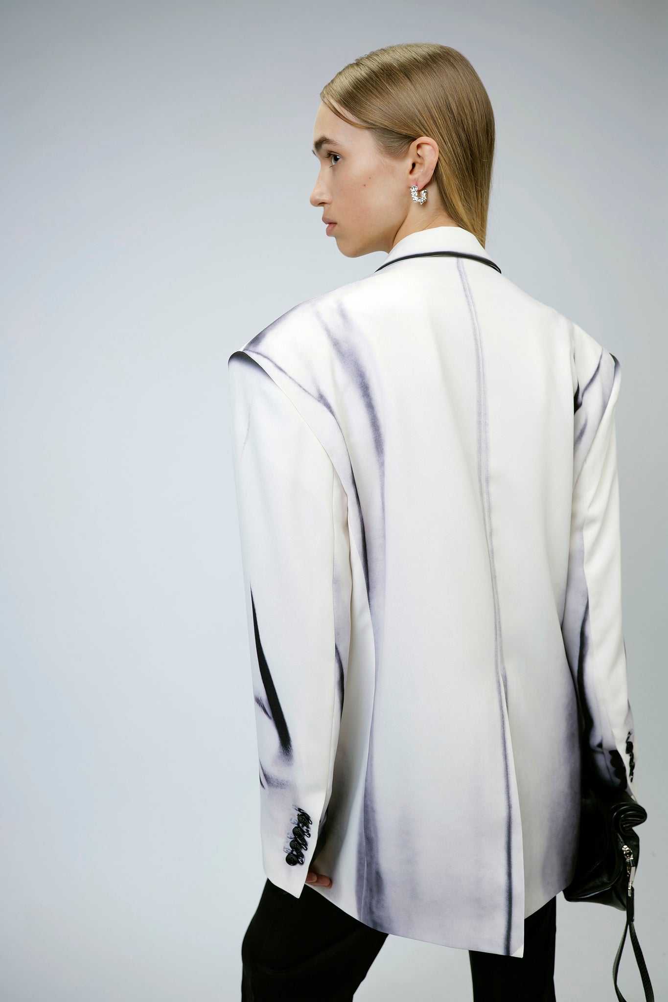 White Photocopy Series Blazer